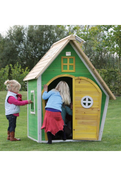 Деревянный домик для детей EXIT Fantasia зелений